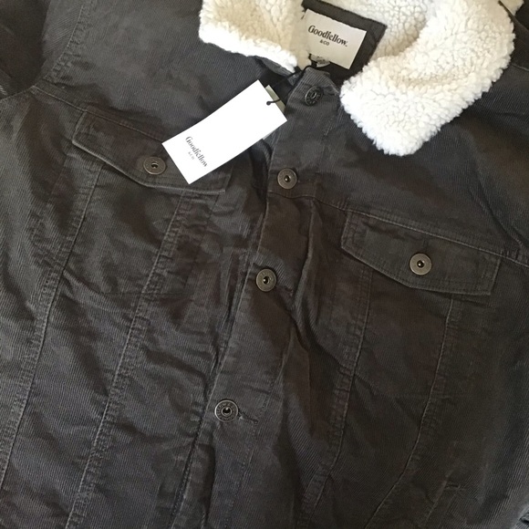 🍃SALE! BNWT GOODFELLOW & CO CORD TRUCKER JACKET - Picture 6 of 10
